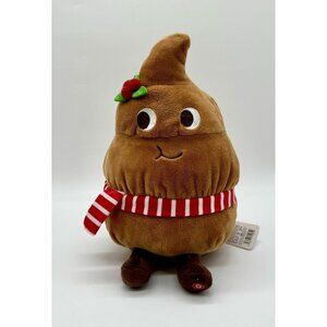 Miniso Animated Christmas Poop Plush 11” Wiggles & Sings w Tags